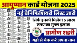 Ayushman Card Beneficiary List